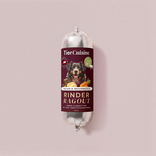 Rinder Ragout – Hunde Alleinfutter